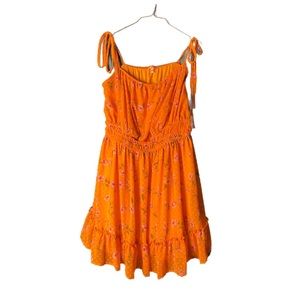 Curvy Sense Plus Size Sundress with Pretty Flowers